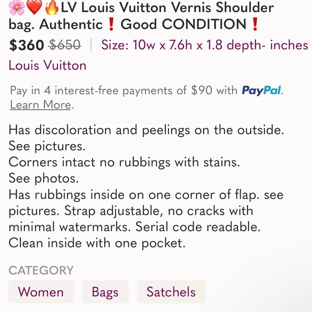 Louis Vuitton has few